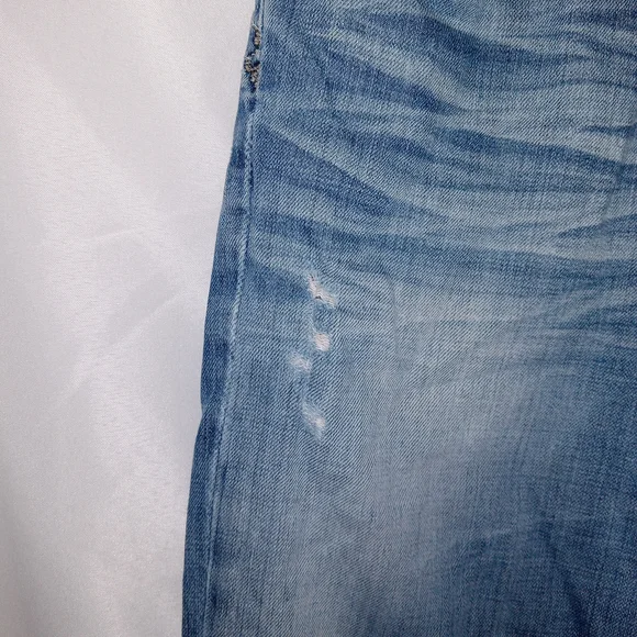 Vintage Buckle BKE Jeans Mens 32 X 32 Tyler Boot Cut Distressed Medium Wash Y2K - Picture 4 of 15